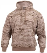Rothco Pullover Hooded Sweatshirt Desert Digital Camo 6525