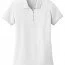 Футболка поло женская белая Port Authority Ladies Core Classic Pique Polo White - Класcическая женская футболка поло Port Authority Ladies Core Classic Pique Polo White