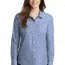 Женская рубашка Port Authority® Ladies Slub Chambray Shirt Light Blue LW380 - Рубашка женская Port Authority® Ladies Slub Chambray Shirt Light Blue LW380