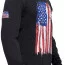 Черная футболка с длинным рукавом и флагом США Rothco US Flag Long Sleeve T-Shirt Black 10321 - Черная футболка с длинным рукавом и флагом США Rothco US Flag Long Sleeve T-Shirt Black 10321