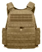Rothco MOLLE Modular Plate Carrier Vest Coyote Brown 8923