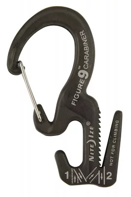 Карабин - фиксатор Nite Ize® Figure 9 Carabiner Black 452, фото
