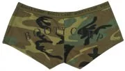 Rothco Women's Booty Shorts Woodland Camo w/ "Booty Camp" - 3476