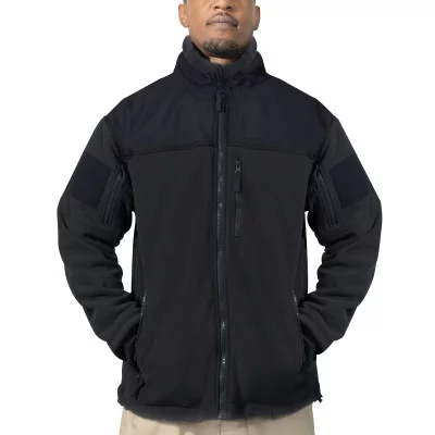 Куртка полуночно-синяя флисовая тактическая Rothco Spec Ops Tactical Fleece Jacket Midnight Navy Blue 96690, фото