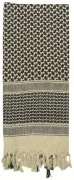 Rothco Shemagh Tactical Desert Scarf Tan / Black 8537