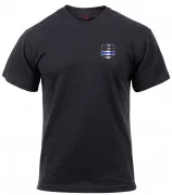Rothco Thin Blue Line Shield Athletic Fit T-Shirt 2937