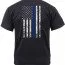 Rothco Thin Blue Line Shield Athletic Fit T-Shirt 2937 - Футболка Rothco Thin Blue Line Shield Athletic Fit T-Shirt 2937