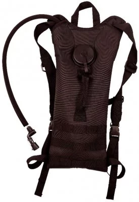 Гидратор с термочехлом в черном цвете Rothco MOLLE 3 Liter Backstrap Hydration System Black 2830, фото