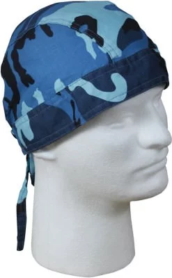 Бандана с завязками Rothco Camo Headwrap Sky Blue Camo 5142, фото