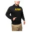 Толстовка тренировочная армейская черная Rothco Pullover Hoodie Black/Army 10053 - Толстовка тренировочная армейская черная Rothco Pullover Hoodie Black/Army 10053