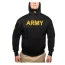 Толстовка тренировочная армейская черная Rothco Pullover Hoodie Black/Army 10053 - Толстовка тренировочная армейская черная Rothco Pullover Hoodie Black/Army 10053