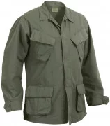 Rothco Vintage Vietnam Fatigue Shirt Rip-Stop Olive Drab 4687