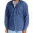 Wrangler Authentics Mens Long Sleeve Sherpa Lined Denim Shirt Indigo - Джинсовая рубашка с утеплителем Wrangler Authentics Mens Long Sleeve Sherpa Lined Denim Shirt Indigo