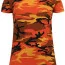 Женская футболка оранжевый камуфляж Rothco Womens Long Length T-Shirt Orange Camo 5738 - Женская футболка оранжевый камуфляж Rothco Womens Long Length T-Shirt Orange Camo 5738