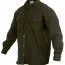 Оливковая фланелевая рубашка Rothco Heavy Weight Solid Flannel Shirt Olive Drab 4669 - Оливковая фланелевая рубашка Rothco Heavy Weight Solid Flannel Shirt Olive Drab 4669