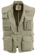 Rothco Deluxe Safari Outback Vest Khaki 7570