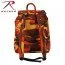 Винтажный хлопковый рюкзак для школы Rothco Canvas Daypack - Рюкзак винтажный для путешествий Rothco Canvas Daypack Цвет: Цвет: оранжевый камуфляж Savage Orange Camouflage.. # Rothco 2382