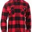 Фланелевая красная рубашка для скрытого ношения оружия Rothco Concealed Carry Flannel Shirt Red 3966 - Фланелевая красная рубашка для скрытого ношения оружия Rothco Concealed Carry Flannel Shirt Red 3966