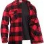 Фланелевая красная рубашка для скрытого ношения оружия Rothco Concealed Carry Flannel Shirt Red 3966 - Фланелевая красная рубашка для скрытого ношения оружия Rothco Concealed Carry Flannel Shirt Red 3966