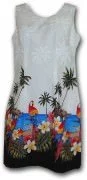 Pacific Legend Hawaiian Tank Dress - 360-3468 White