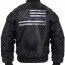Куртка пилота с американским флагом и синей полосой Rothco Thin Blue Line Flag MA-1 Flight Jacket 4951 - Куртка пилота с американским флагом и синей полосой Rothco Thin Blue Line Flag MA-1 Flight Jacket 4951