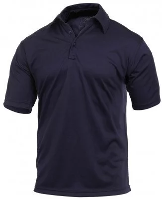 Тактическая футболка поло Rothco Tactical Performance Polo Shirt Midnight Navy Blue 3935, фото