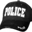 Полицейская бейсболка Rothco Deluxe Police Low Profile Cap Black 9383 - Полицейская бейсболка Rothco Deluxe Police Low Profile Cap Black 9383