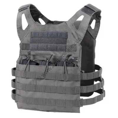 Серый облегченный бронепанельный носитель (плитконос) Rothco Lightweight Armor Plate Carrier Vest (LACV) Grey 55855, фото