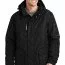 Куртка-парка зимняя черная Port Authority Men's Heavyweight Parka J799 Black - Зимняя парка Port Authority Men's Heavyweight Parka Royal Black