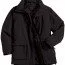 Куртка-парка зимняя черная Port Authority Men's Heavyweight Parka J799 Black - Зимняя парка Port Authority Men's Heavyweight Parka Royal Black