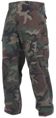 Брюки винтажные Вьетнам лесной камуфляж рип-стоп Rothco Vintage Vietnam Fatigue Pant Rip-Stop Woodland Camo 4271, фото