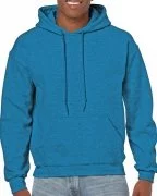 Gildan Mens Hooded Sweatshirt Antique Sapphire