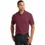 Футболка поло бордовая Port Authority Core Classic Pique Polo Burgundy - Класическая футболка поло Port Authority Core Classic Pique Polo Burgundy