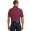 Футболка поло бордовая Port Authority Core Classic Pique Polo Burgundy - Класическая футболка поло Port Authority Core Classic Pique Polo Burgundy