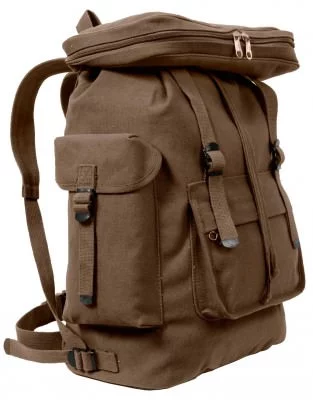 ​Винтажный европейский рюкзак Rothco Canvas European Style Rucksack, фото