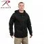 Толстовка на молнии тактическая черная Rothco Tactical Zip Up Hoodie 2507 - Толстовка на молнии тактическая Rothco Tactical Zip Up Hoodie 2507