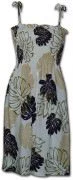 Pacific Legend Rayon Tube Dress - 708-109 Cream