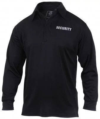 Футболка поло Rothco Moisture Wicking Long Sleeve Security Polo 2716, фото