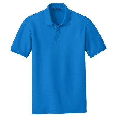 Футболка поло Port Authority Core Classic Pique Polo Coastal Blue, фото