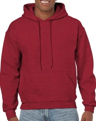 Толстовка Gildan Mens Hooded Sweatshirt Antique Cherry Red, фото