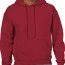 Толстовка Gildan Mens Hooded Sweatshirt Antique Cherry Red - Толстовка однотонная Gildan Mens Hooded Sweatshirt Antique Cherry Red