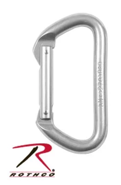 Карабин D Climbing Carabiner Silver, фото