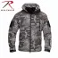 Куртка тактическая софтшелл черный камуфляж Rothco Special Ops Tactical Soft Shell Jacket Black Camo 97675 - Куртка тактическая софтшелл черный камуфляж Rothco Special Ops Tactical Soft Shell Jacket Black Camo 97675