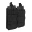 Черный подсумок для двух магазинов M16/AK47 Rothco MOLLE Open Top Double Mag Pouch Black 31005 - Черный подсумок для двух магазинов M16/AK47 Rothco MOLLE Open Top Double Mag Pouch Black 31005
