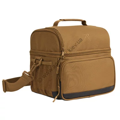 Сумка-термос для еды или напитков светло-коричневая Rothco 925 Lunch Cooler Bag Work Brown 29092, фото