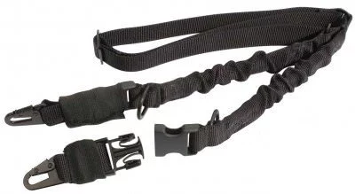 Двухточечный черный оружейный ремень Rothco 2-Point Tactical Sling Black 4656, фото