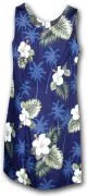 Pacific Legend Hawaiian Short Tank Dress - 315-2798 Navy