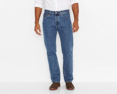 Скидка на мужские джинсы Levi's Men's 501 Original Fit Jean Medium Stonewash 005010193, фото