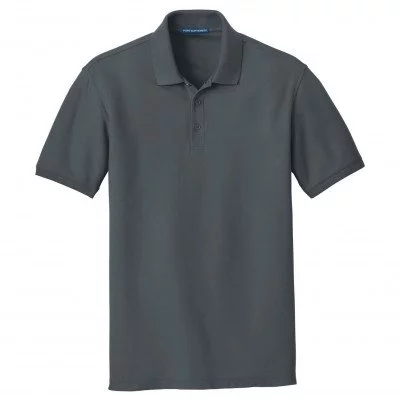 Класическая футболка поло Port Authority Core Classic Pique Polo Graphite, фото