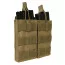 Койотовый подсумок для двух магазинов M16/AK47 Rothco MOLLE Open Top Double Mag Pouch Coyote Brown 31004 - Койотовый подсумок для двух магазинов M16/AK47 Rothco MOLLE Open Top Double Mag Pouch Coyote Brown 31004
